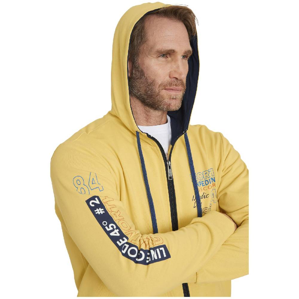 Jan Vanderstorm Sweatjacke RODERICH gelb Tägliche Deals