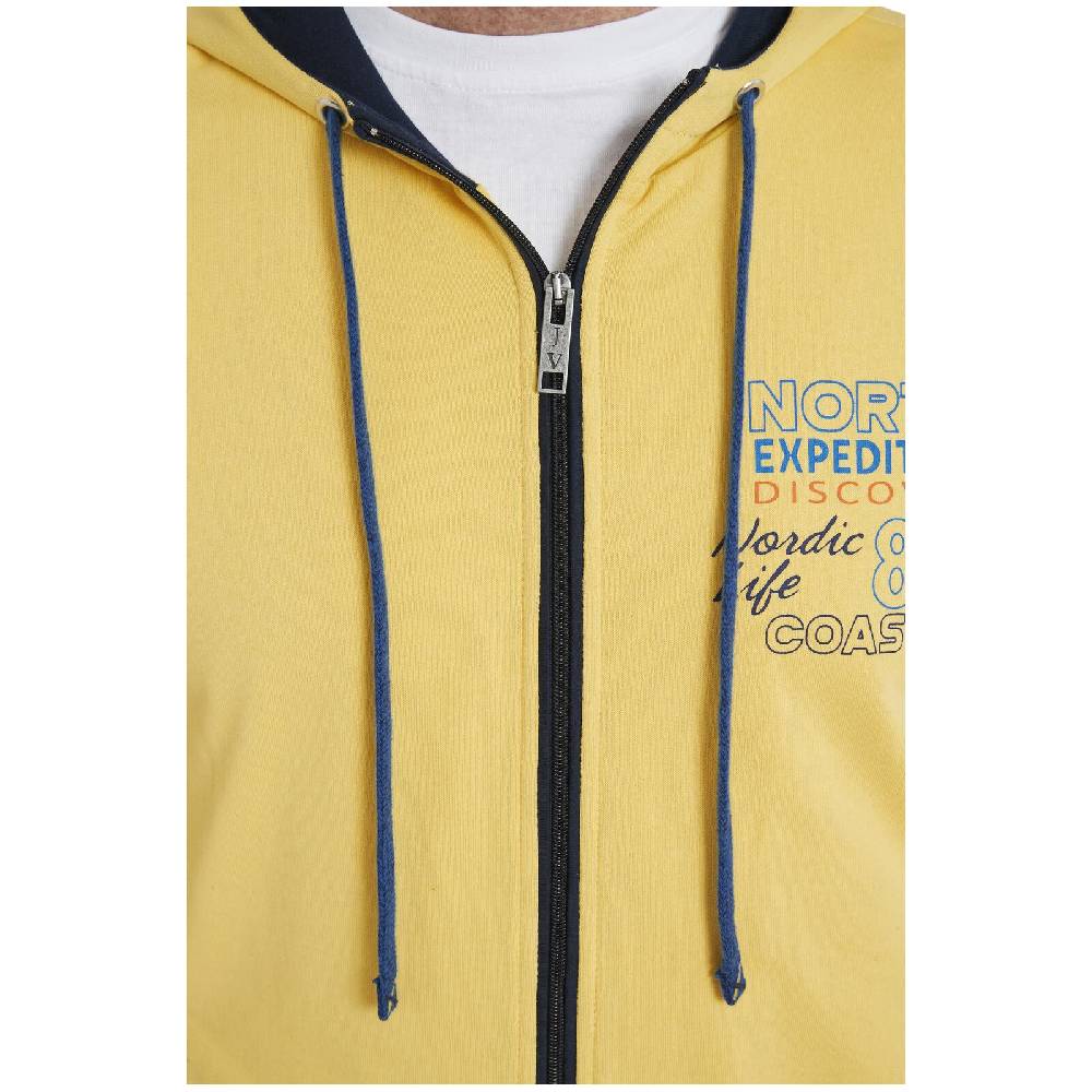 Jan Vanderstorm Sweatjacke RODERICH gelb Tägliche Deals