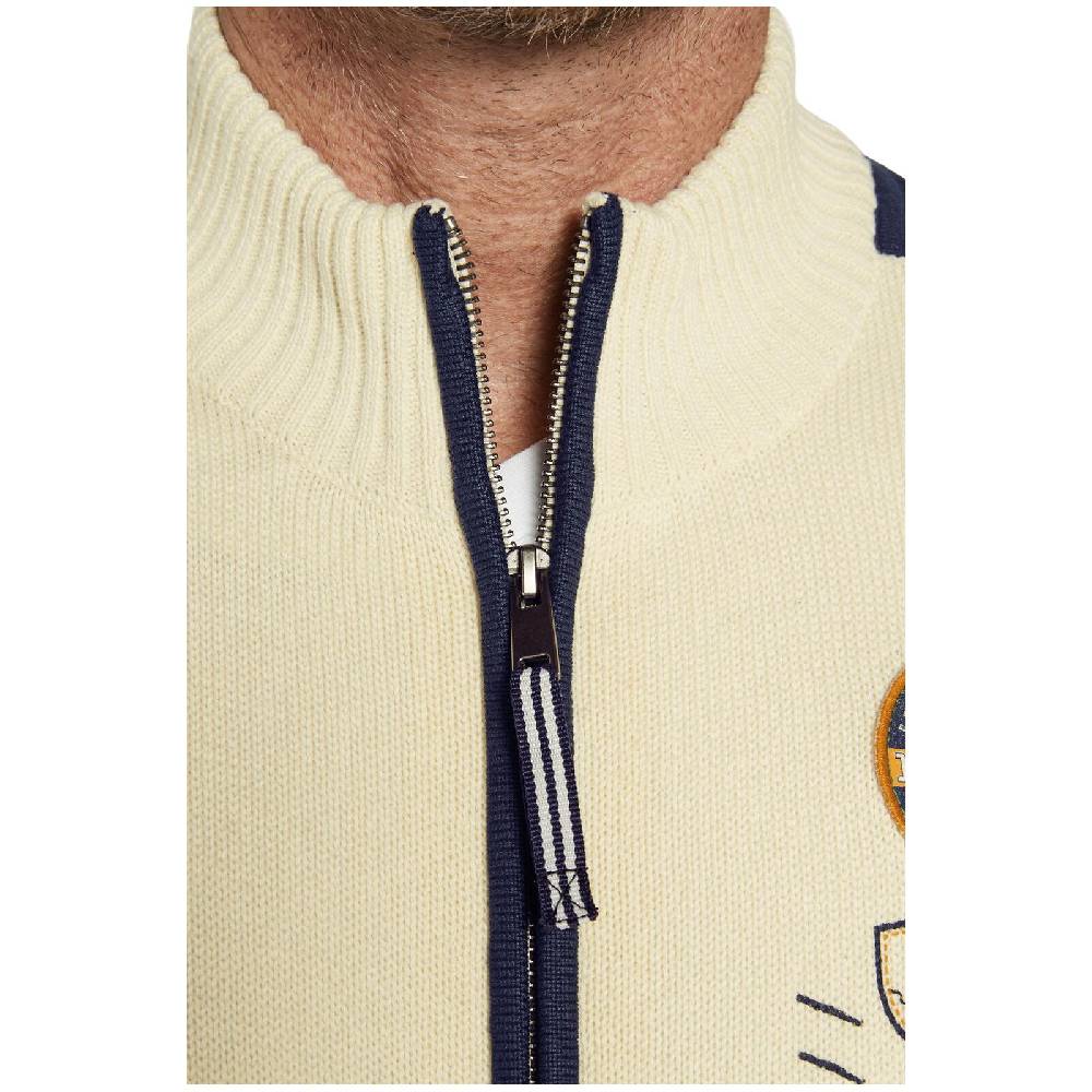 Jan Vanderstorm Strickjacke TJARDO wollweiß Super Sparpreis