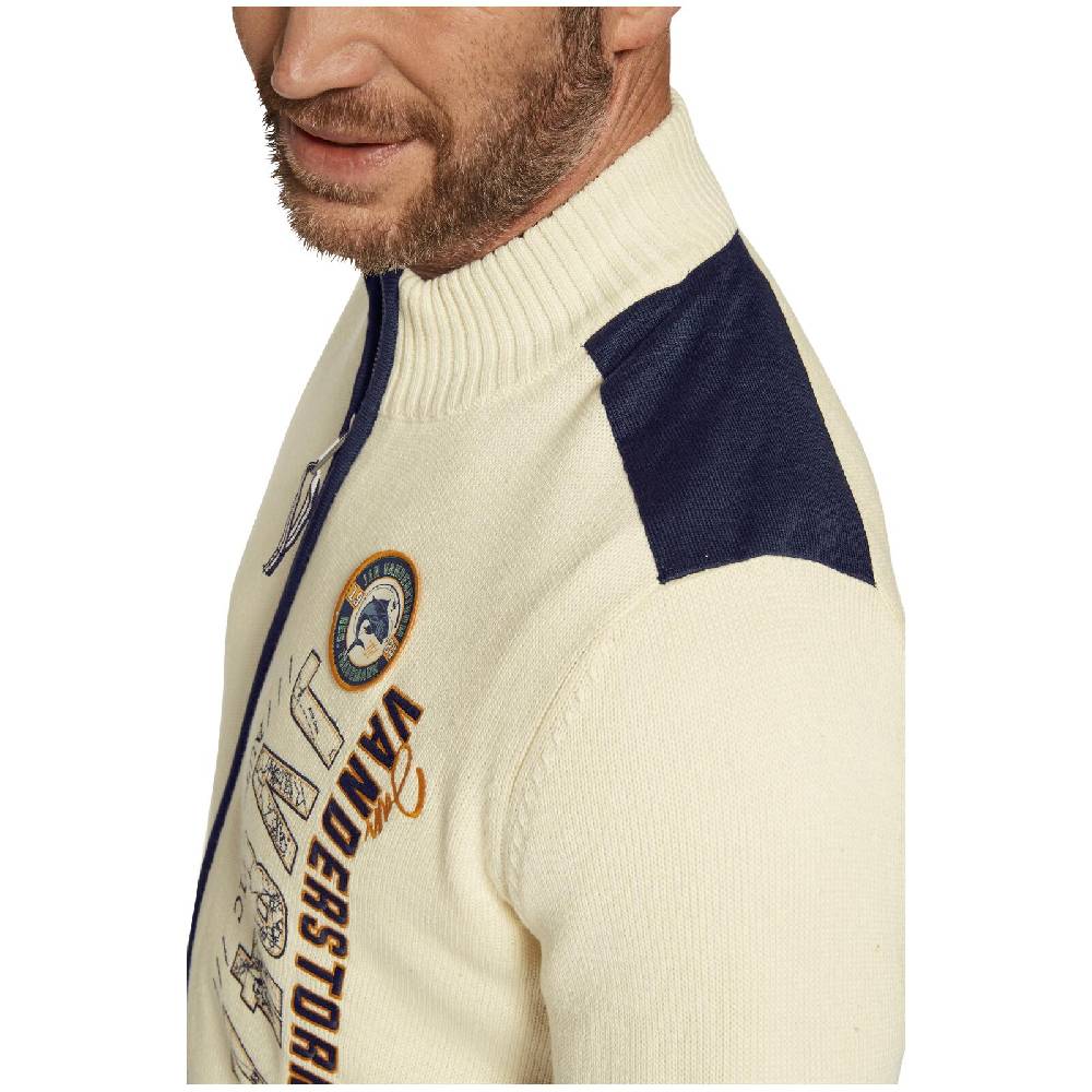 Jan Vanderstorm Strickjacke TJARDO wollweiß Super Sparpreis