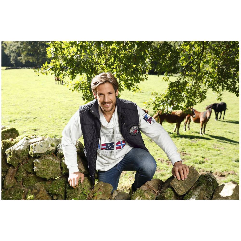 Jan Vanderstorm Steppweste RODEWIN schwarz Wochenangebot