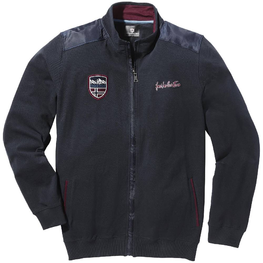 Jan Vanderstorm Sweatjacke OEYSTEIN dunkelblau Letzte 2 Tage
