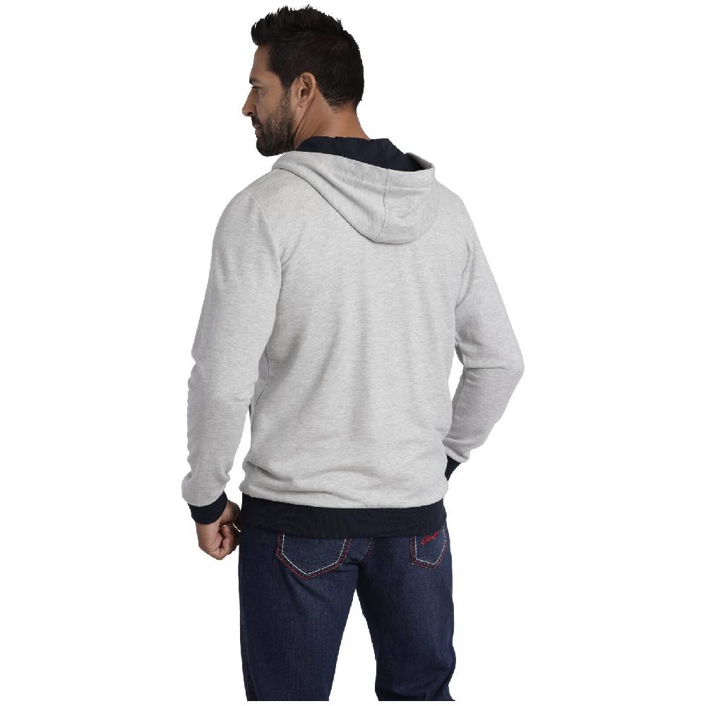Jan Vanderstorm Sweatjacke EGINHARD silbergrau melange 50% Rabatt mit kostenlosem Versand