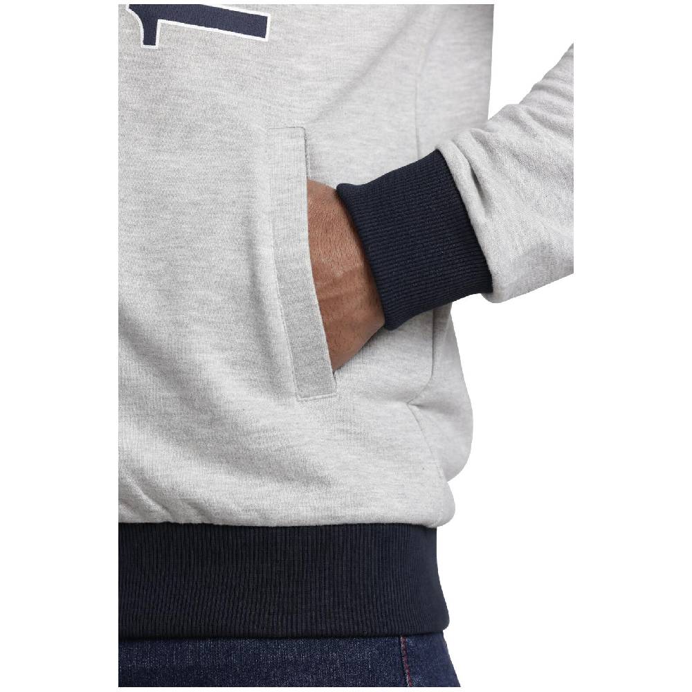 Jan Vanderstorm Sweatjacke EGINHARD silbergrau melange 50% Rabatt mit kostenlosem Versand