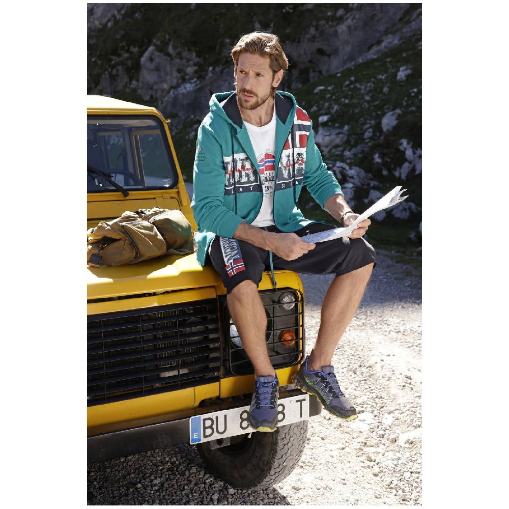 Jan Vanderstorm Sweatjacke ABBE petrol Begrenzt auf 3 Tage