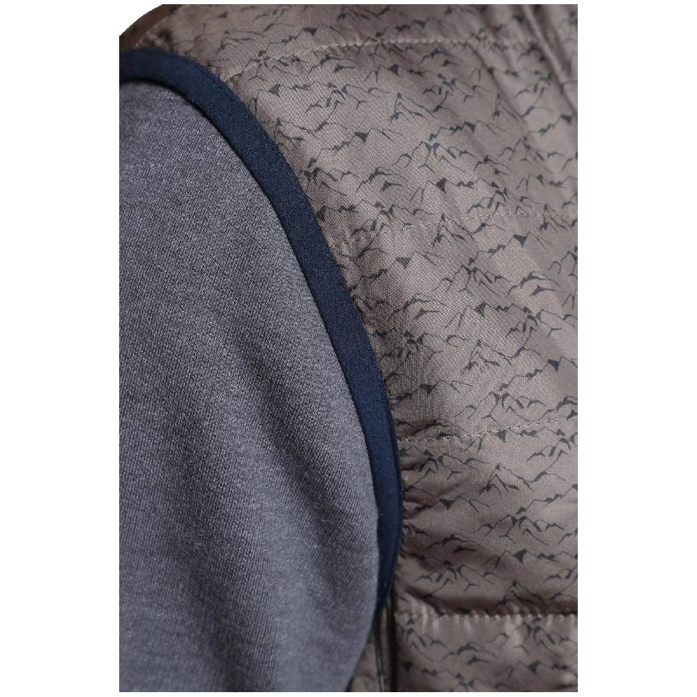 Jan Vanderstorm Steppweste HJALTE beige bedruckt Black Friday Preise