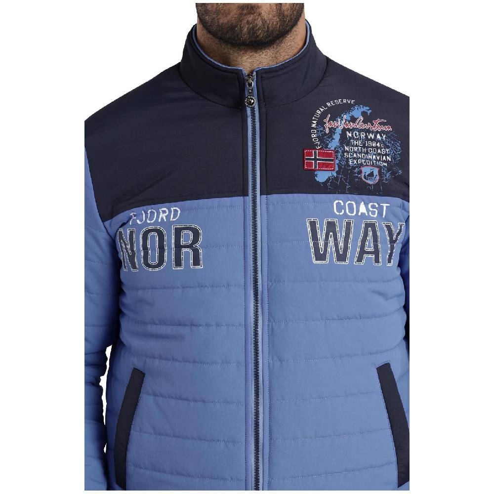 Jan Vanderstorm Steppjacke VOLKWIN blau 2025
