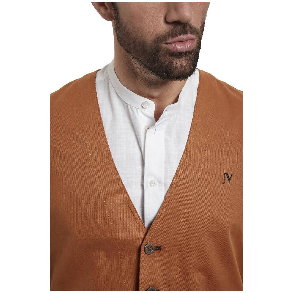 Jan Vanderstorm Weste BALDVINI cognac Online