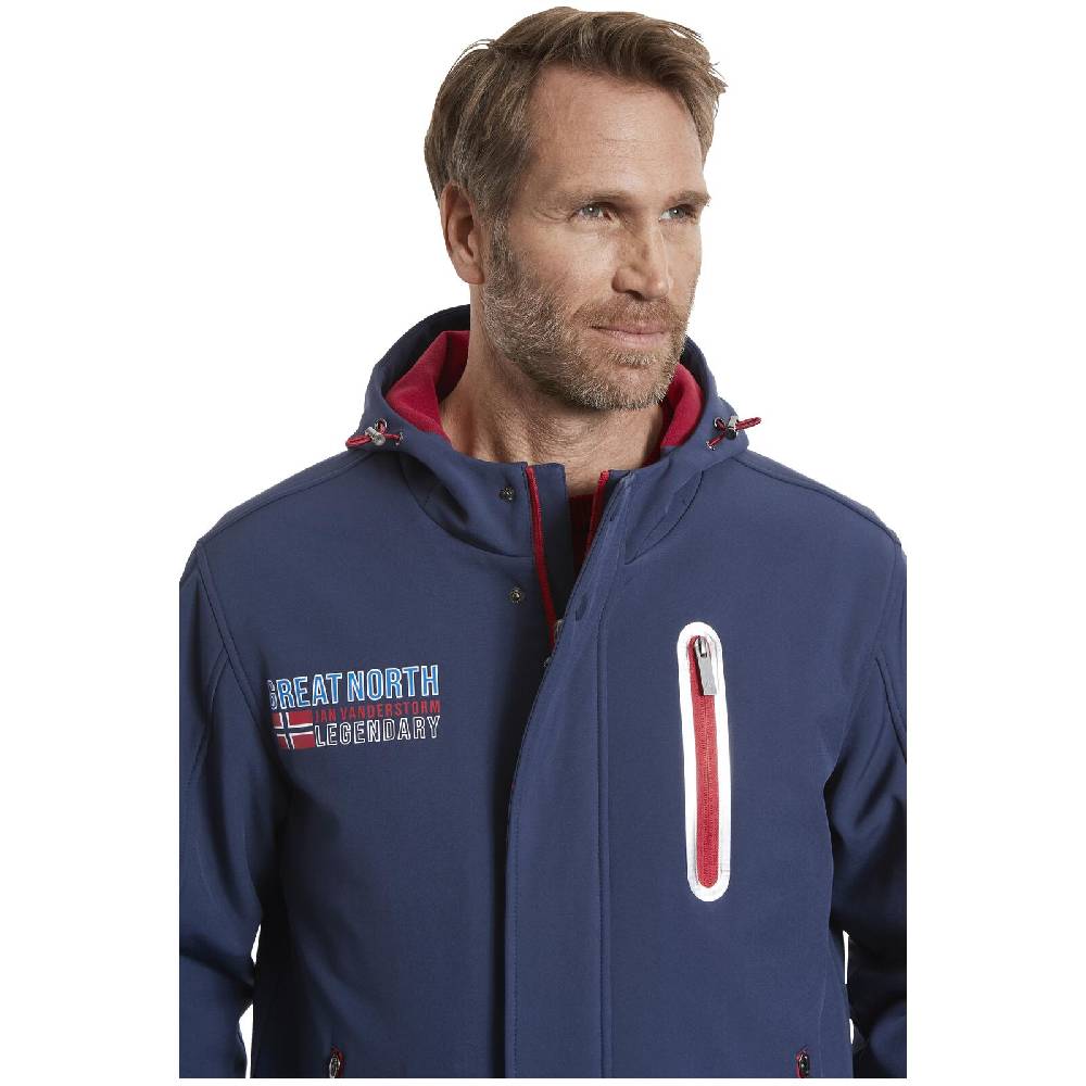 Jan Vanderstorm Softshelljacke HELGE dunkelblau Verkauf