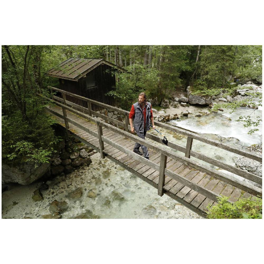 Jan Vanderstorm Trekking Weste HELMBOT dunkelgrau Schlussverkauf