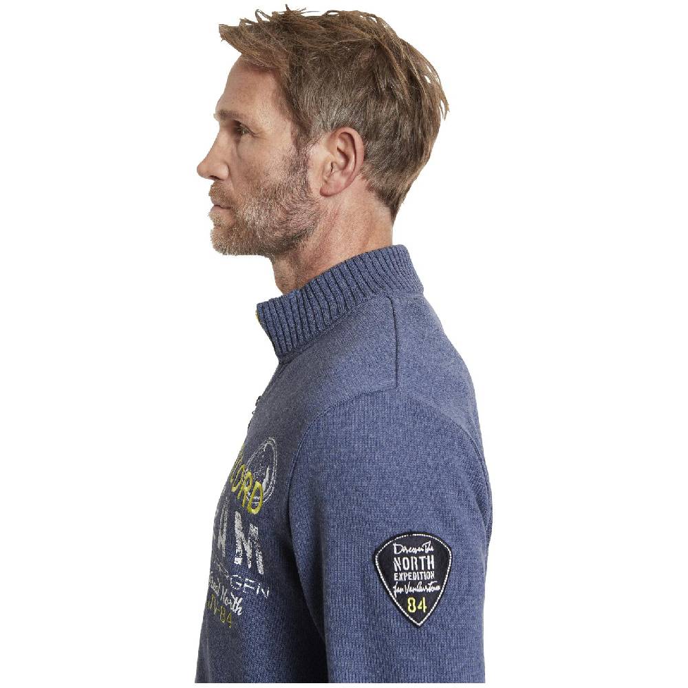 Jan Vanderstorm Strickjacke SVEND blau Sonderangebot