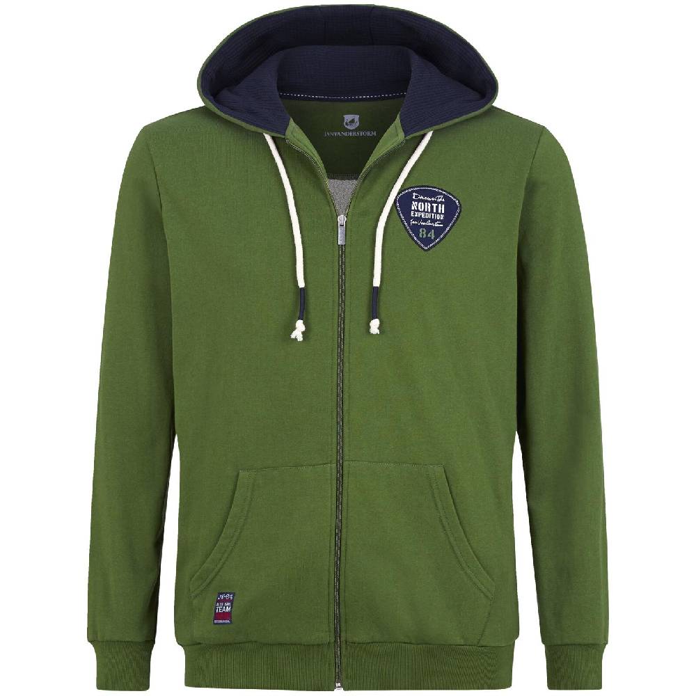 Jan Vanderstorm Sweatjacke INGWIN grün Günstig kaufen