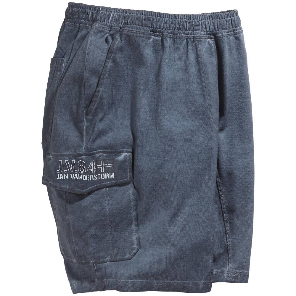 Jan Vanderstorm Sweatbermuda FRERK blau Preisnachlass