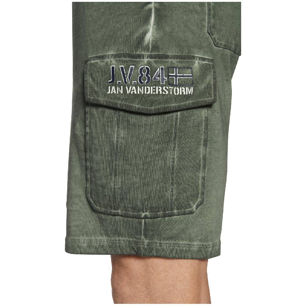 Jan Vanderstorm Sweatbermuda FRERK oliv Osterangebot