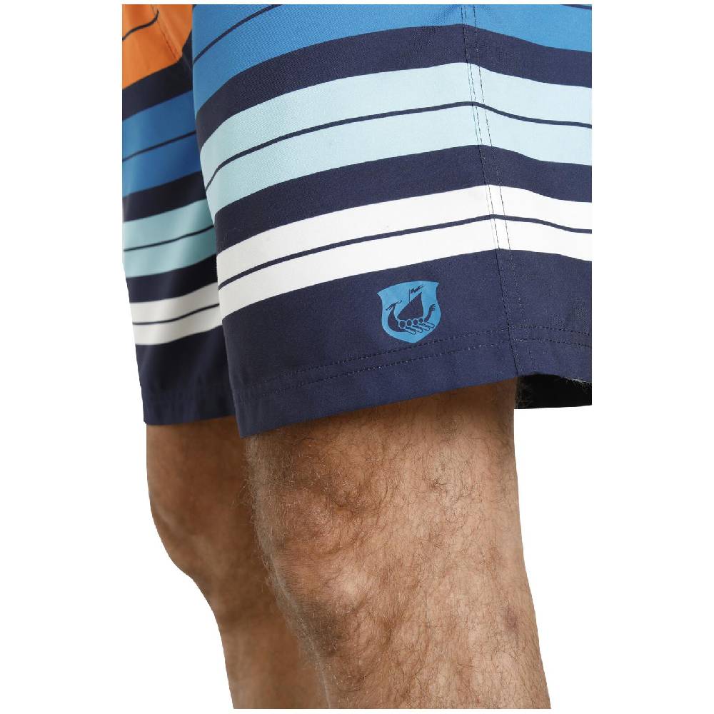Jan Vanderstorm Badeshorts HJALMAR blau gestreift Valentinstagsangebot