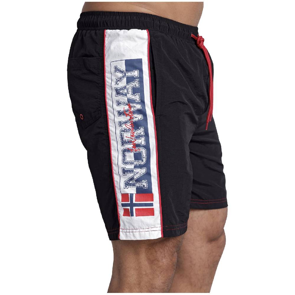 Jan Vanderstorm Badeshorts BALDGER schwarz Zeitlich begrenztes Angebot