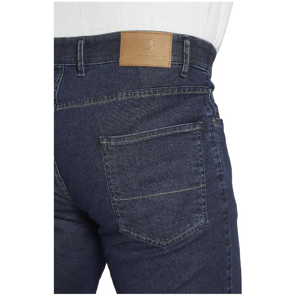 Jan Vanderstorm Tiefbundjeans ODGARD dunkelblau Bestseller