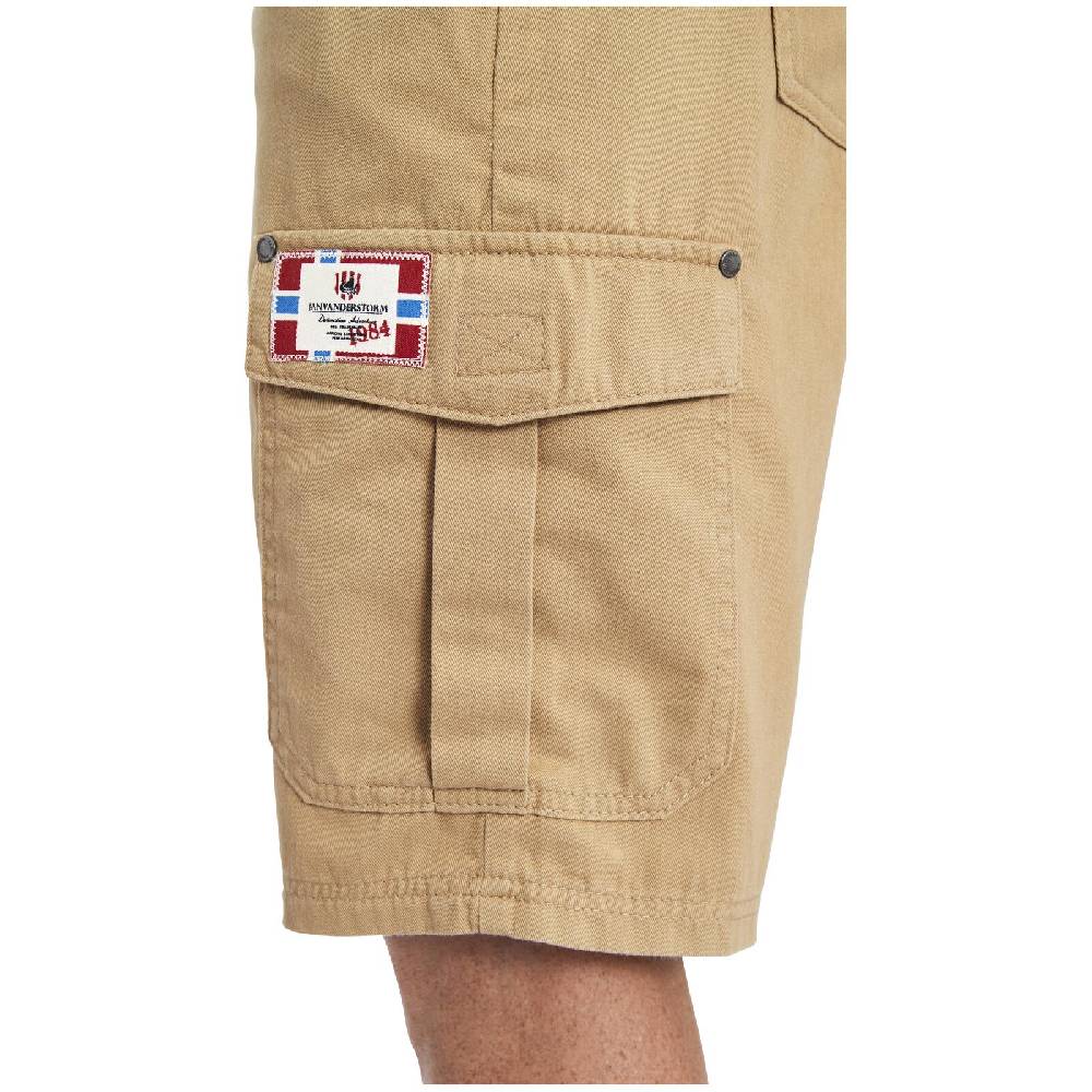 Jan Vanderstorm Tiefbundbermuda HEIMERAM beige Räumungsverkauf