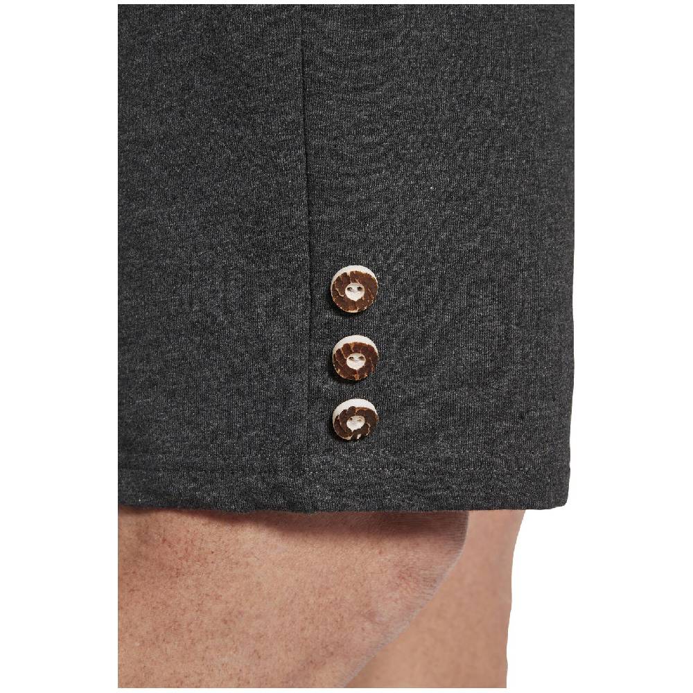 Jan Vanderstorm Sweatbermuda DENNIK dunkelgrau melange 50% Rabatt mit kostenlosem Versand