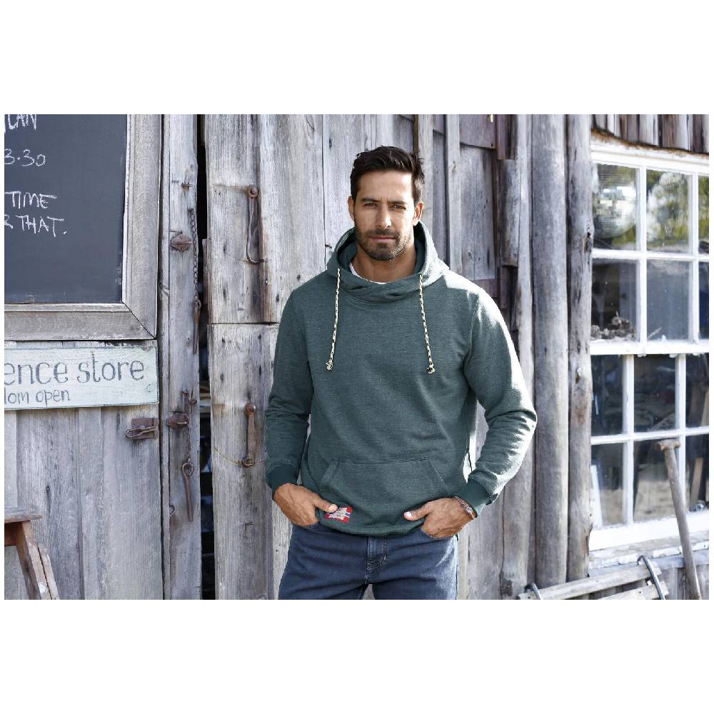 Jan Vanderstorm Sweatshirt BLANKARD petrol melange Sonderangebot