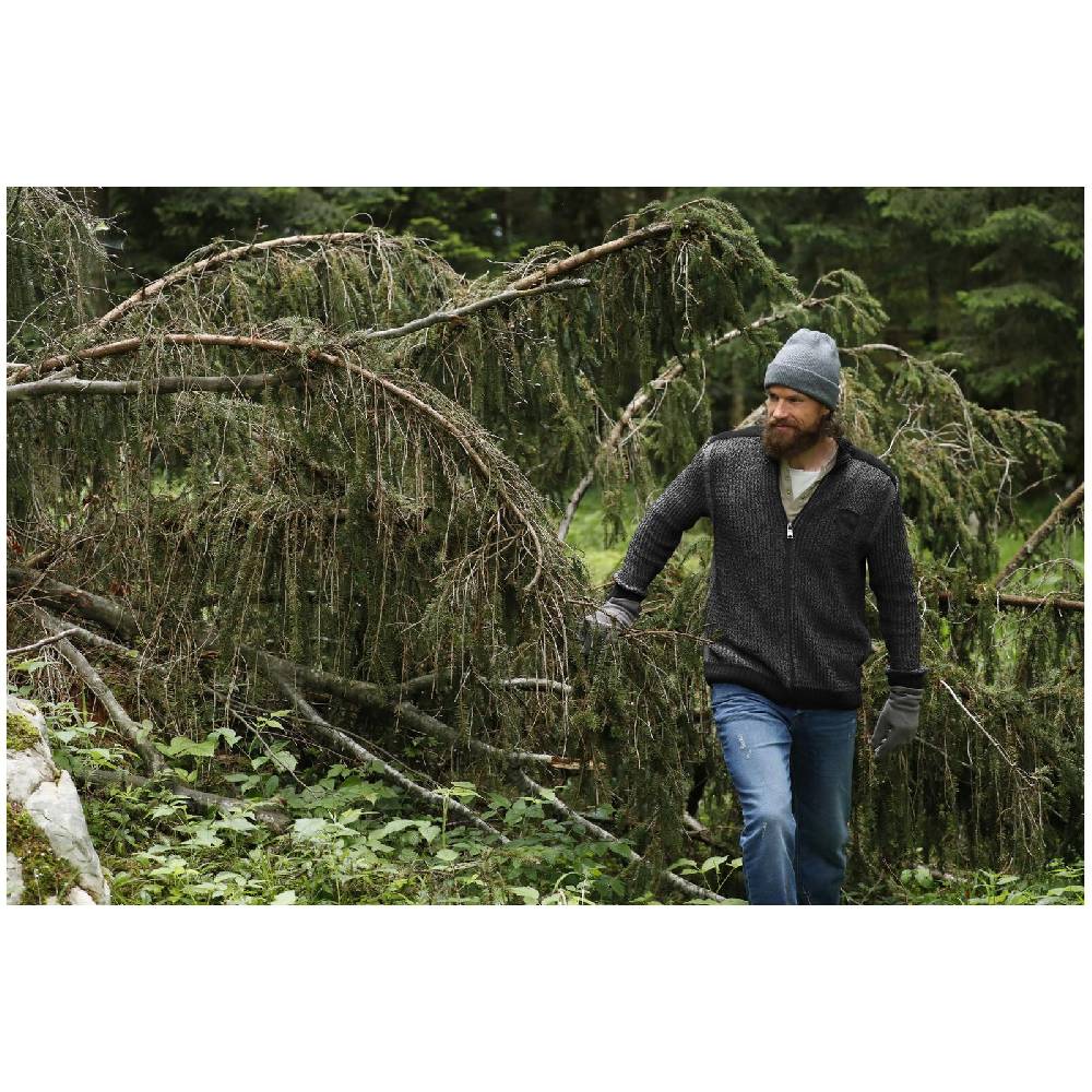 Jan Vanderstorm Strickjacke HALSTEN schwarz Flash Sale