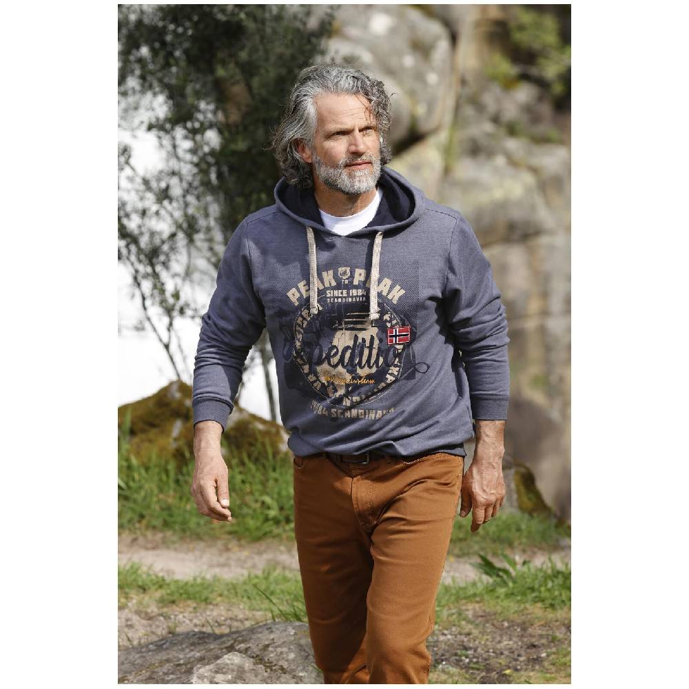 Jan Vanderstorm Sweatshirt ELLMAR blau Exklusivangebot