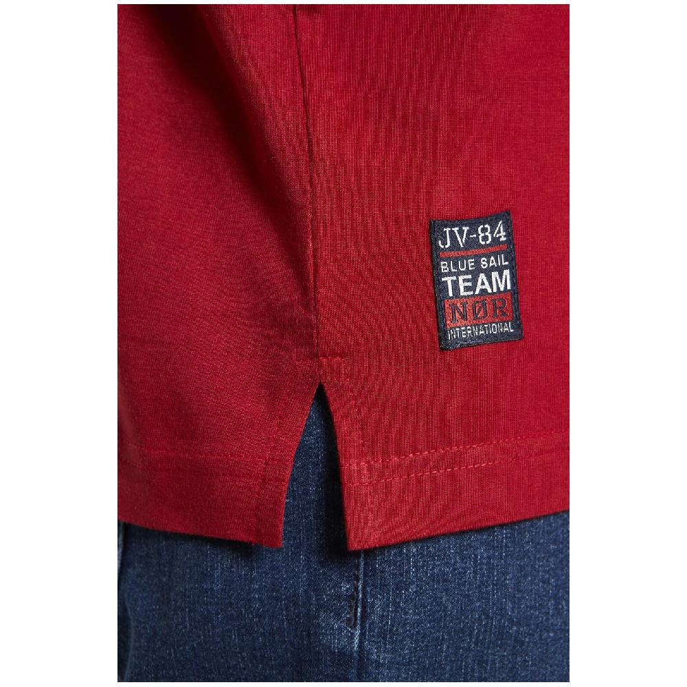 Jan Vanderstorm Langarmshirt NIELSON rot Preisnachlass