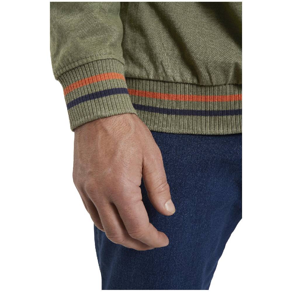 Jan Vanderstorm Sweatshirt THORBEN khaki melange Saisonschlussverkauf