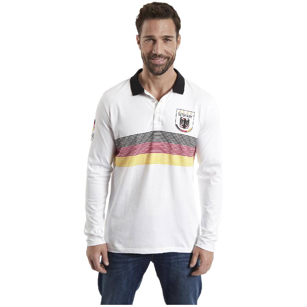 Jan Vanderstorm Fan-Polo GARRI weiß Black Friday