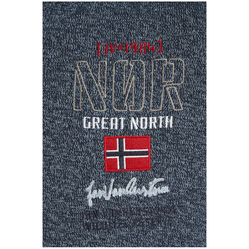 Jan Vanderstorm Pullover CAJETAN dunkelblau melange Osterangebot