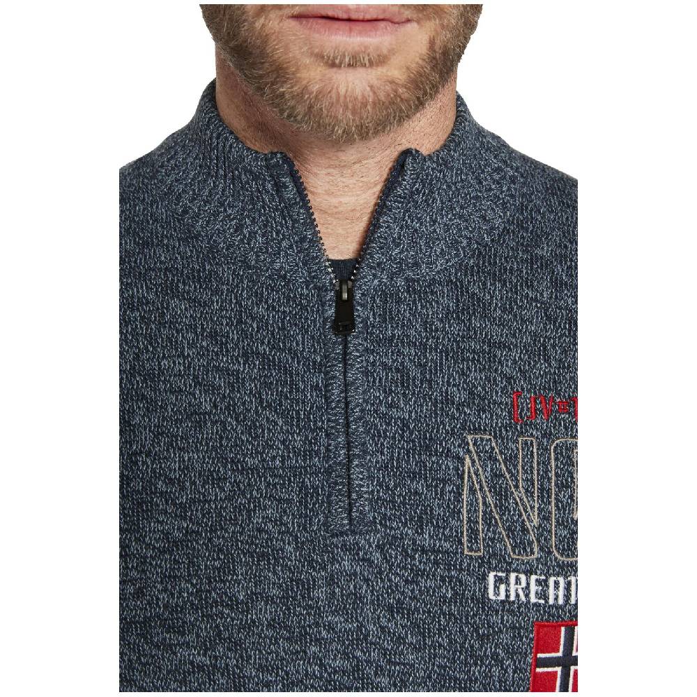 Jan Vanderstorm Pullover CAJETAN dunkelblau melange Osterangebot