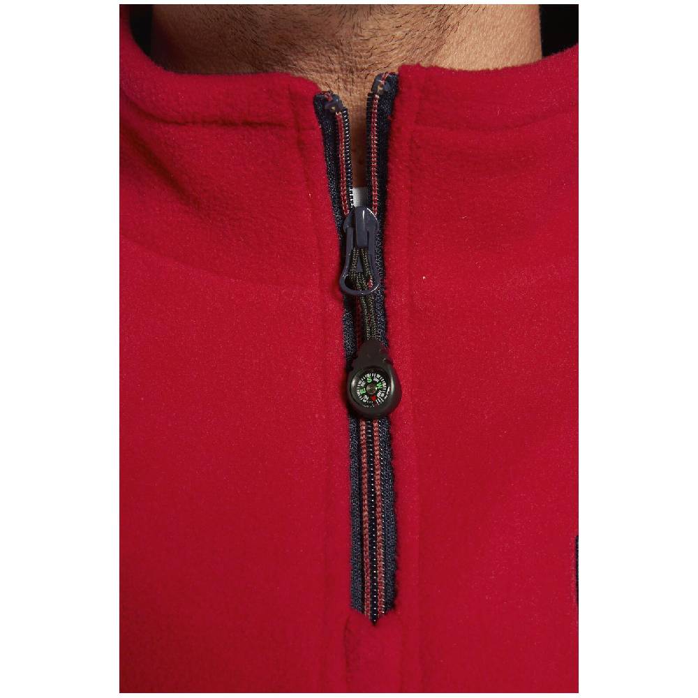 Jan Vanderstorm Fleece-Sweatshirt SIETSE rot Muttertagsangebot