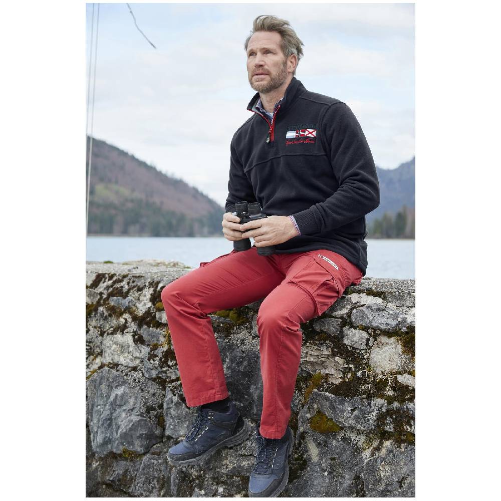 Jan Vanderstorm Fleece-Sweatshirt SIETSE dunkelblau Vatertagsangebot