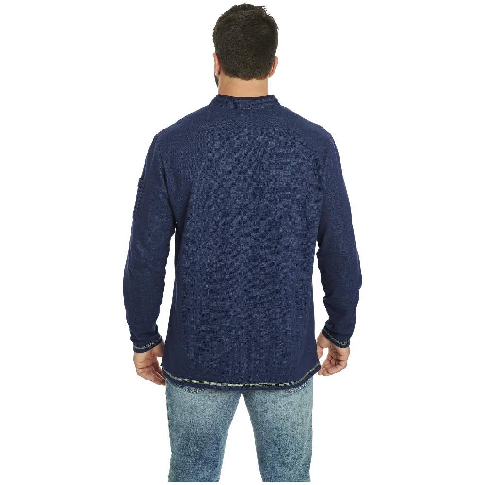 Jan Vanderstorm Langarmshirt KIRILLA dunkelblau Top Angebot