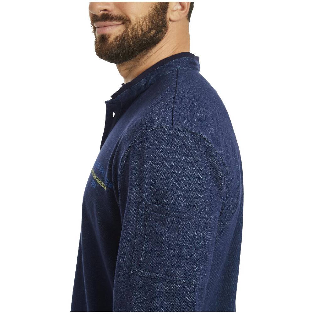 Jan Vanderstorm Langarmshirt KIRILLA dunkelblau Top Angebot