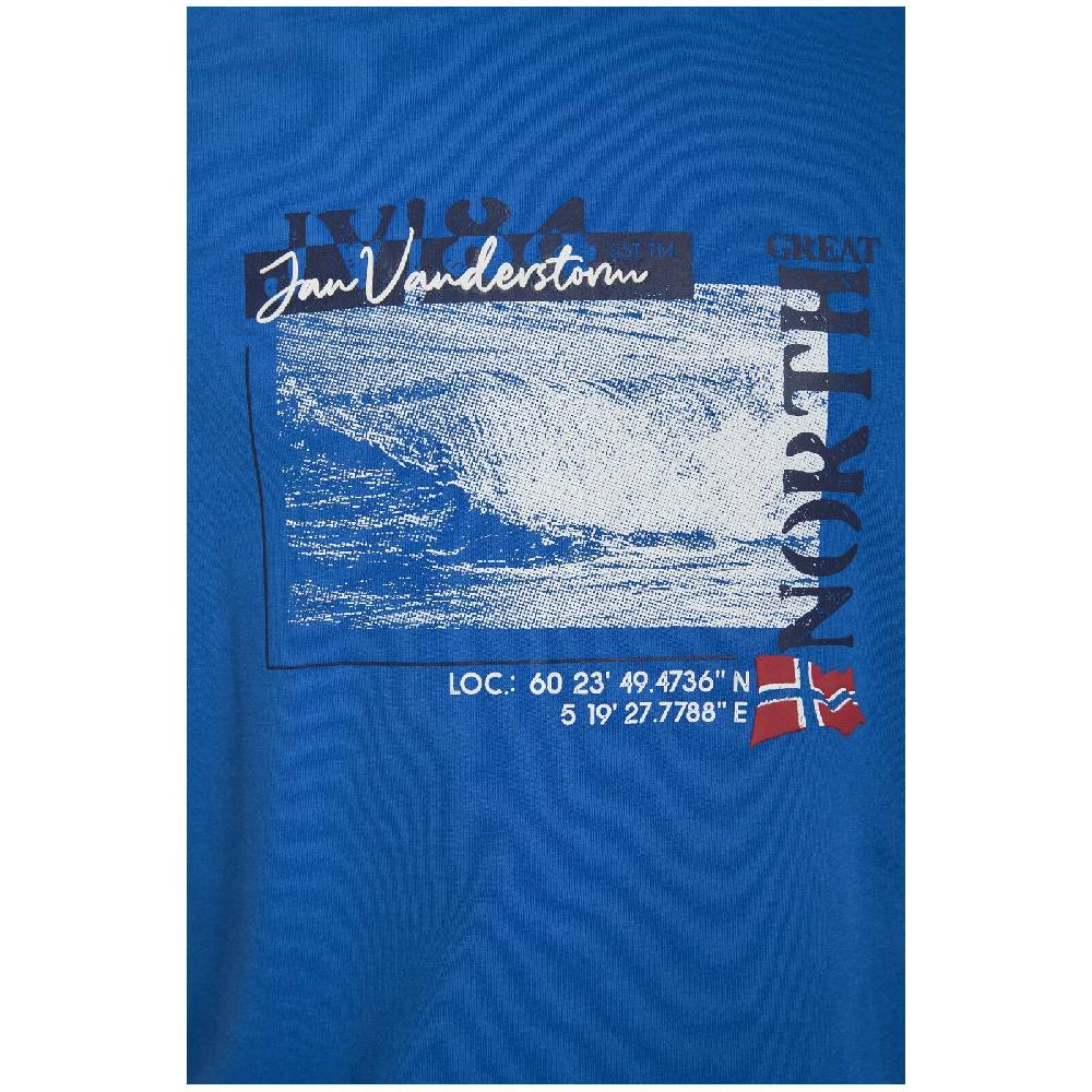 Jan Vanderstorm T-Shirt PITTER royal blau Online Outlet