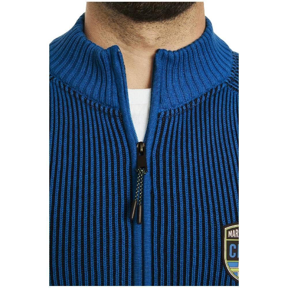 Jan Vanderstorm Strickjacke VERMUNDUR royal blau Zeitlich begrenztes Angebot