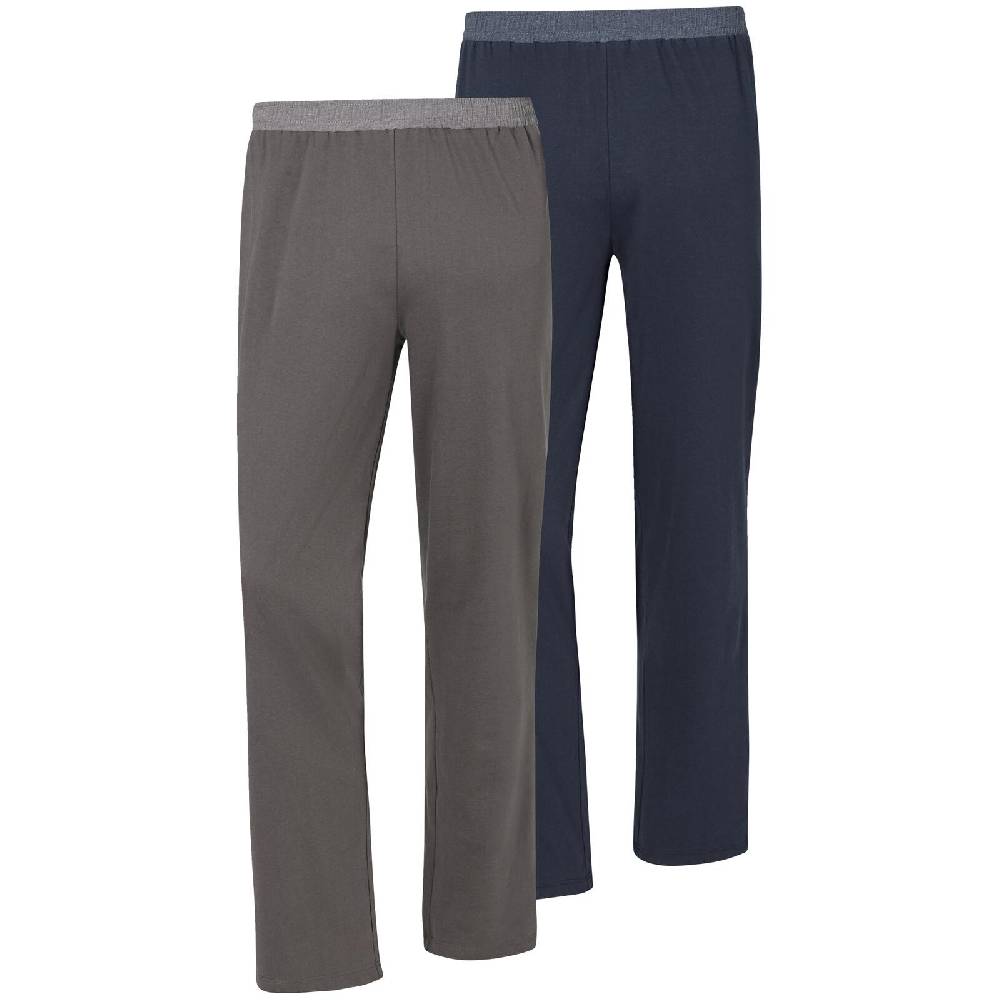 Jan Vanderstorm Doppelpack Jogginghose RAFE blau grau