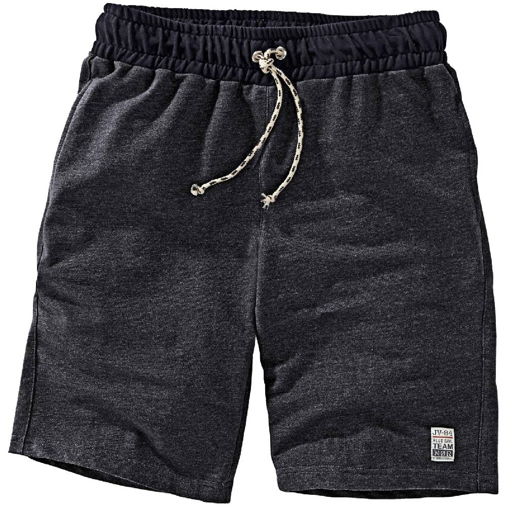 Jan Vanderstorm Sweatbermuda WALI dunkelgrau melange Discount Store für neue Produkte