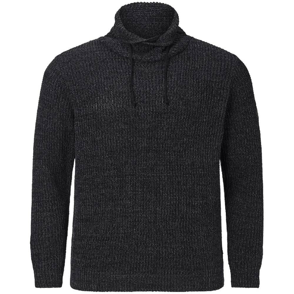 Jan Vanderstorm Pullover DUMENI schwarz melange Black Friday Preise