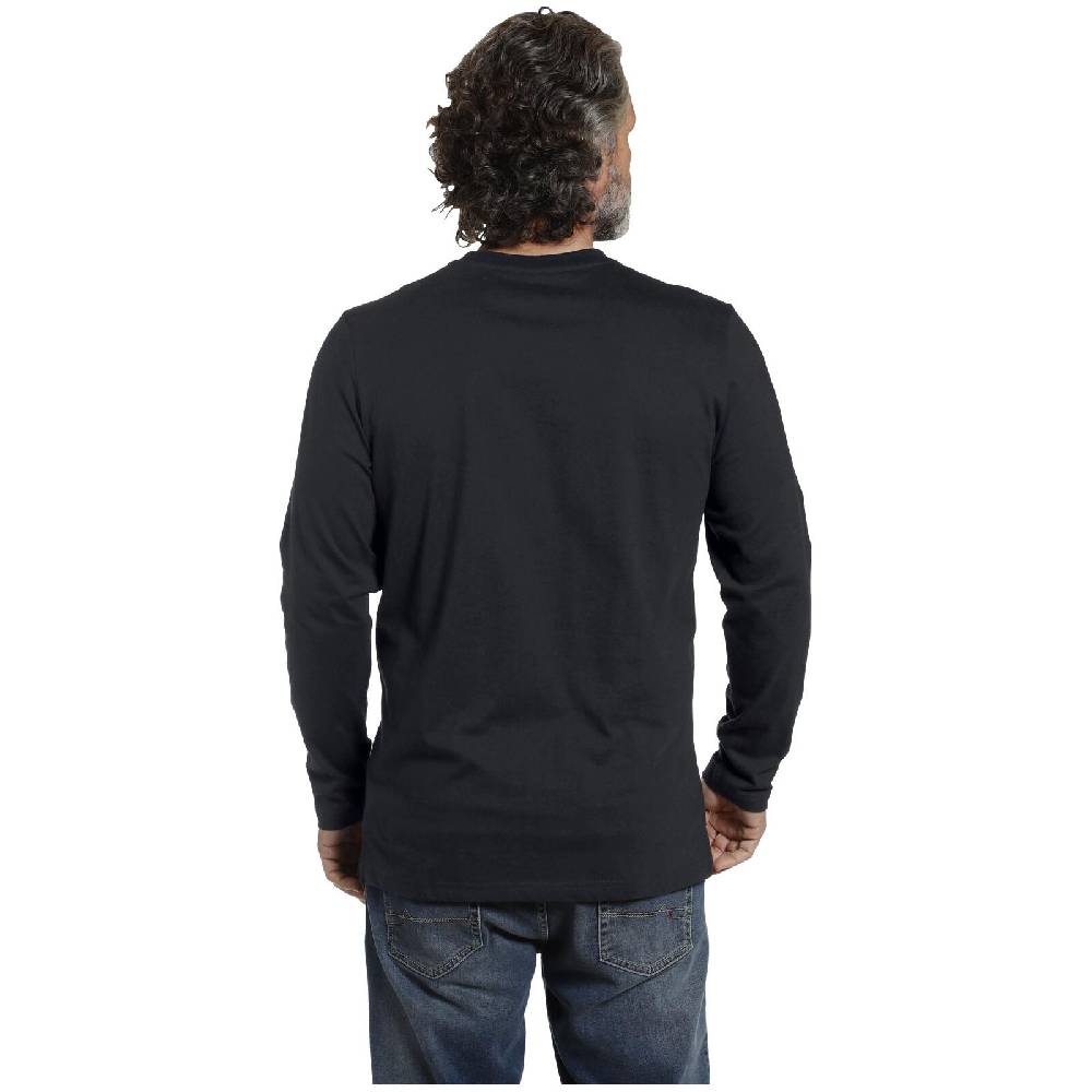 Jan Vanderstorm Langarmshirt STAAF schwarz zollfrei