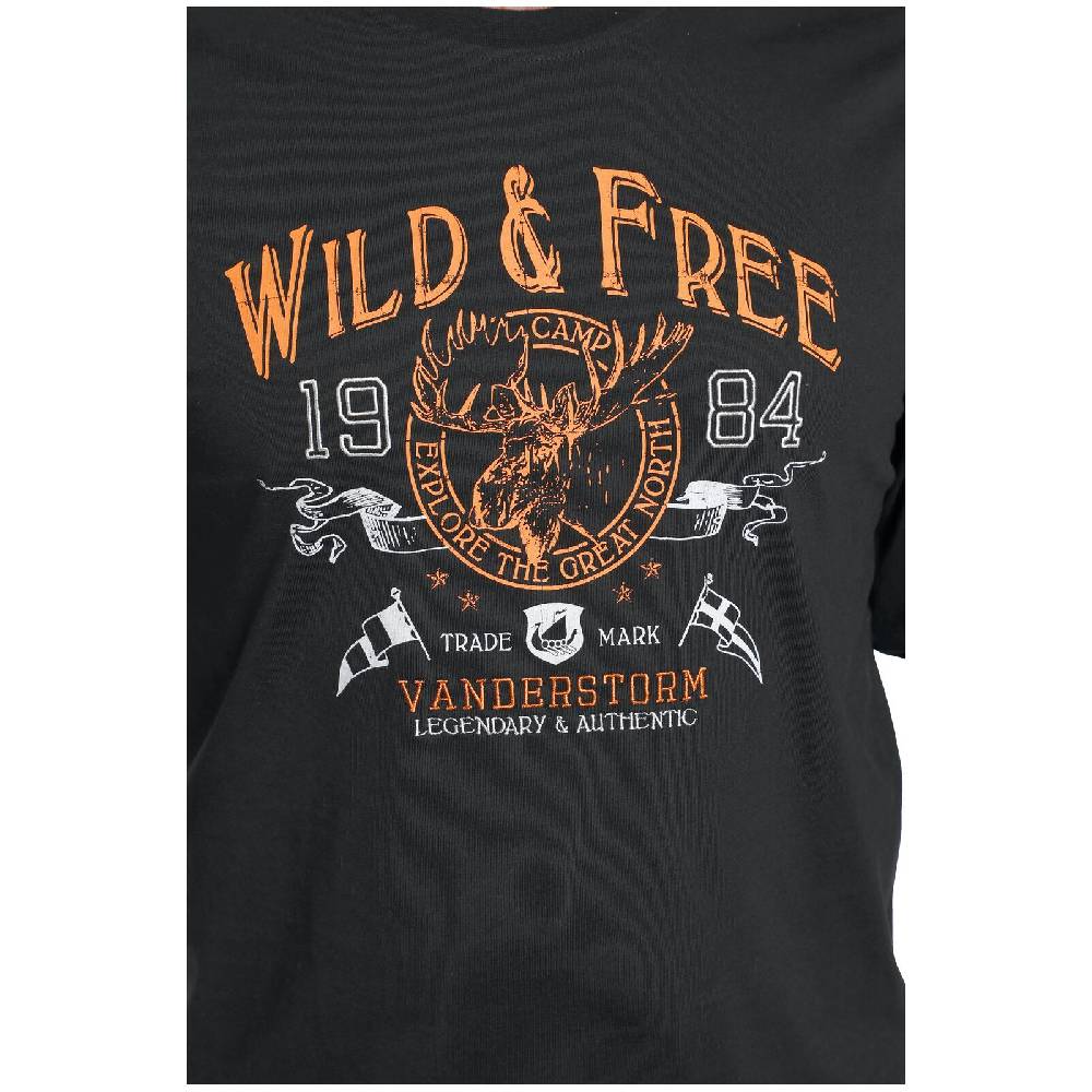 Jan Vanderstorm Langarmshirt STAAF schwarz zollfrei