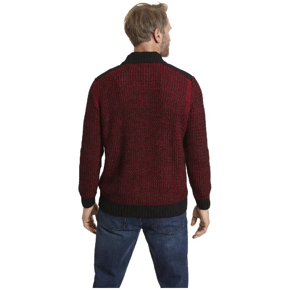 Jan Vanderstorm Strickjacke HALSTEN rot 50% Rabatt für begrenzte Zeit