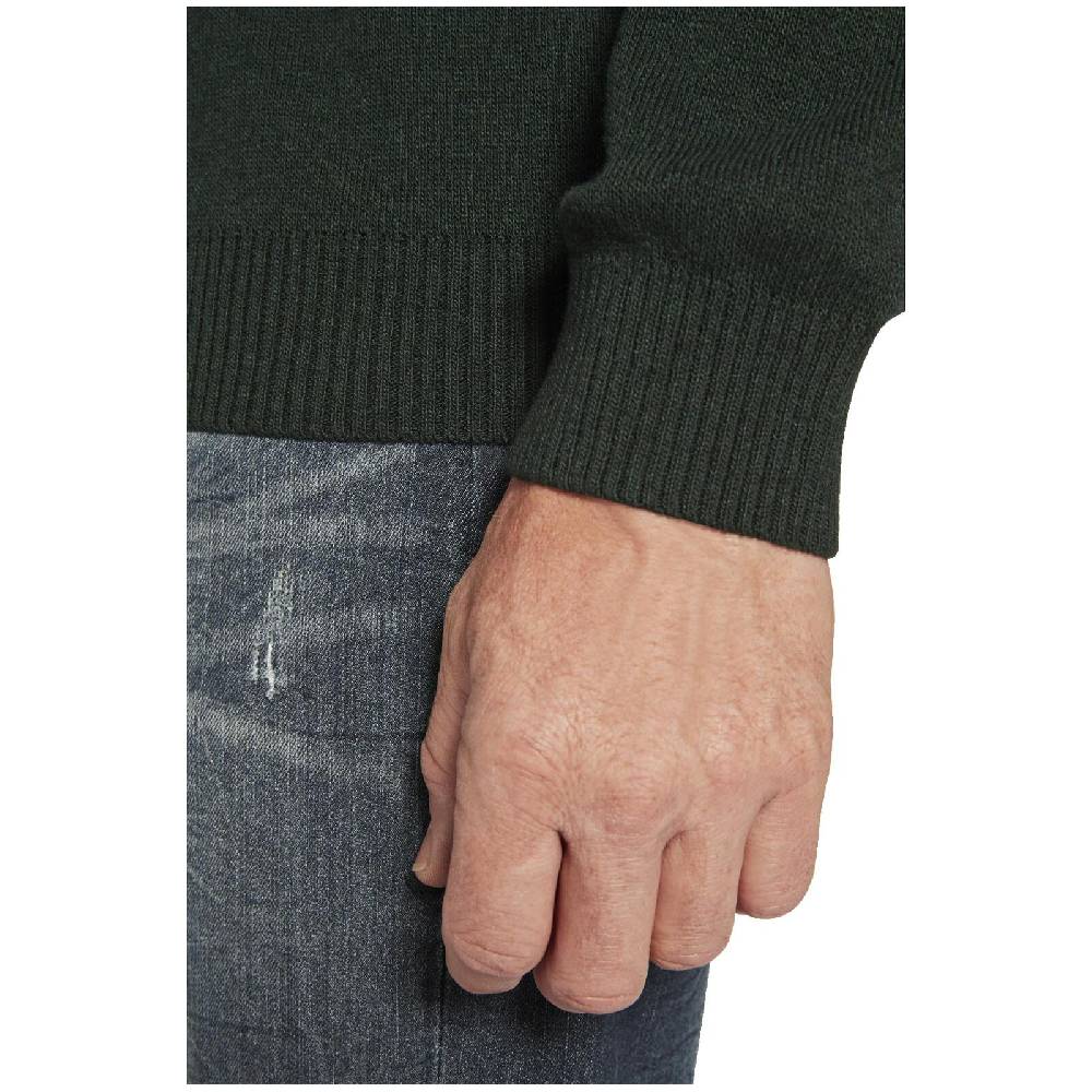 Jan Vanderstorm Pullover TORE grün gemustert Rabatte dieses Monats