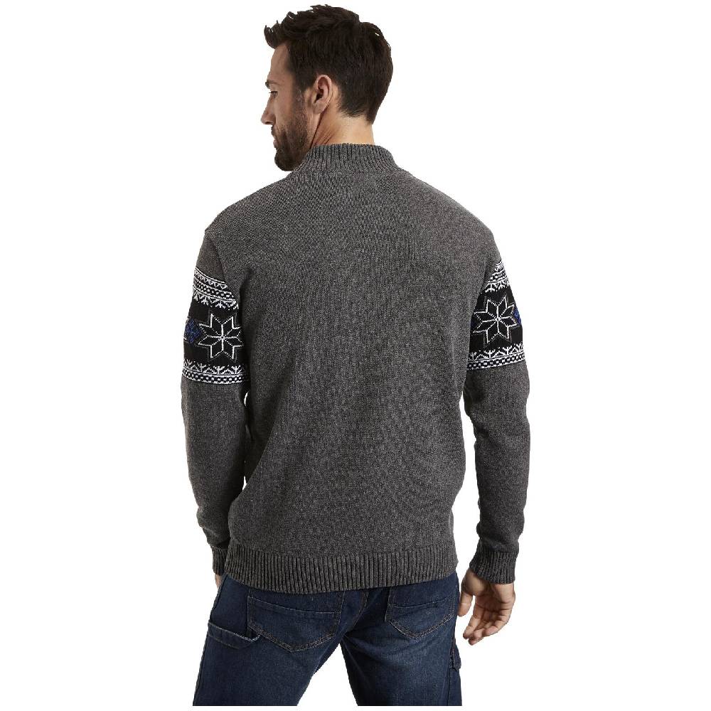 Jan Vanderstorm Pullover EERU dunkelgrau Auslauf
