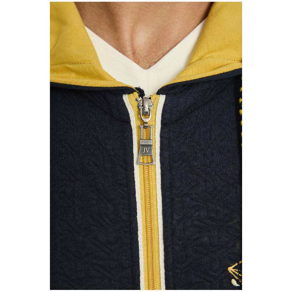 Jan Vanderstorm Sweatjacke DAGOMAR dunkelblau Fabrik Onlineshop