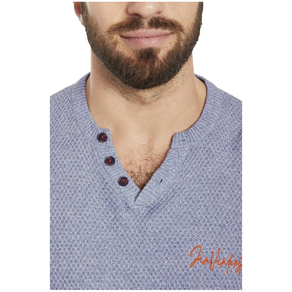 Jan Vanderstorm Pullover HAGBARD hellblau Sonderangebot