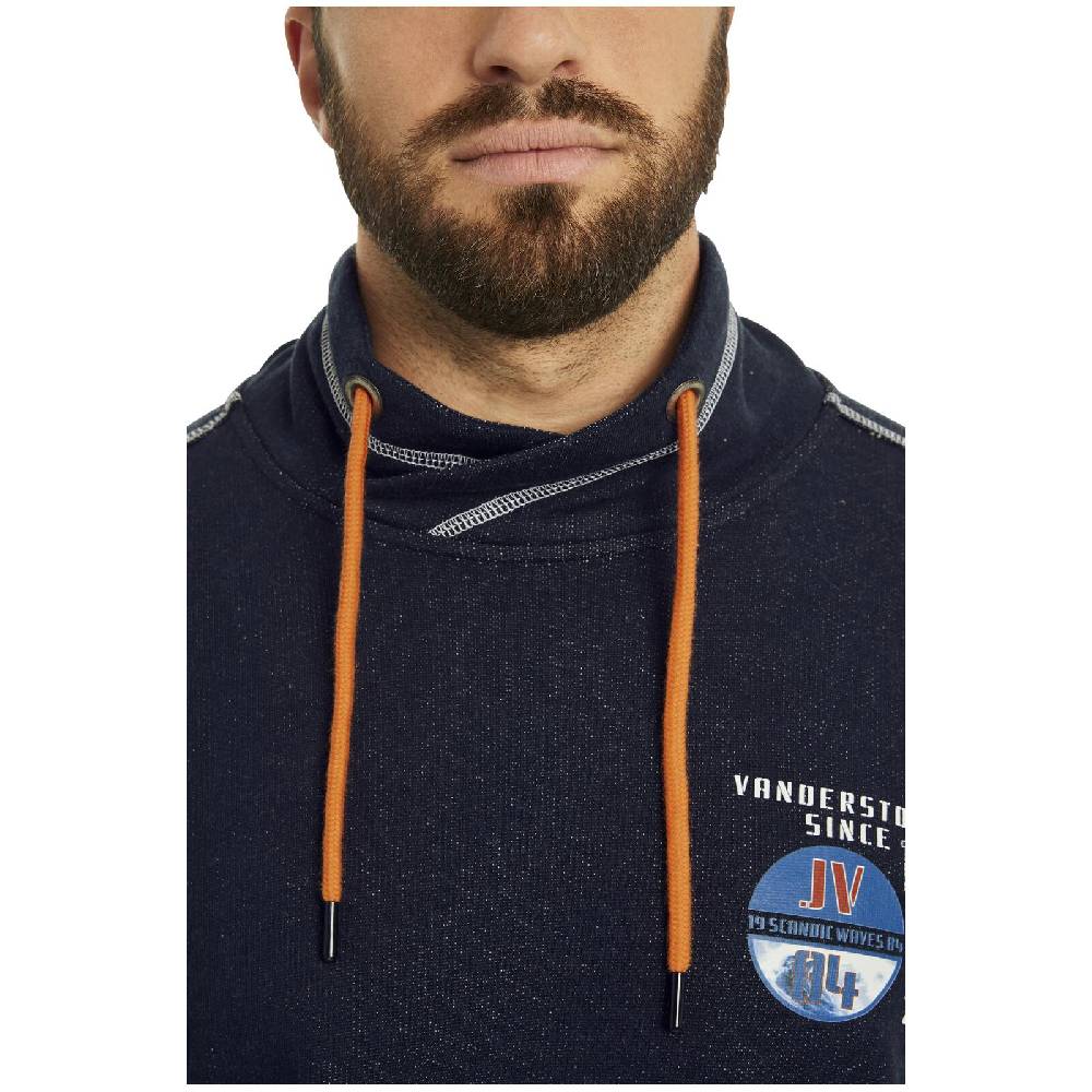 Jan Vanderstorm Sweatshirt JARMUND dunkelblau Rabatt