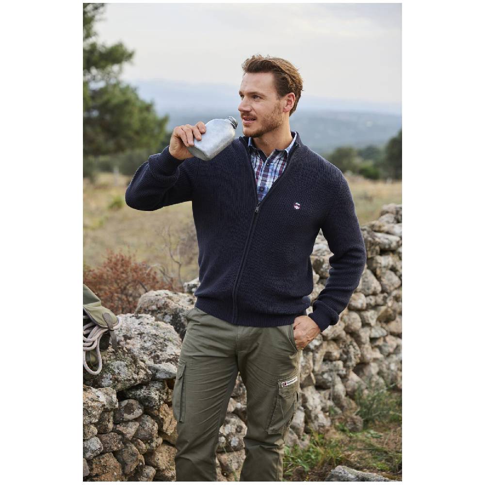 Jan Vanderstorm Strickjacke NORANDER dunkelblau Versandkostenfrei