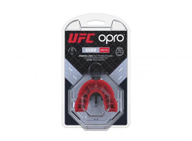 Ju Sports OPRO "UFC" Zahnschutz Silver - Black/Red Günstiger Verkauf